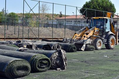 GÜLLÜBAĞLAR ANTRENMAN SAHASI YENİLENİYOR