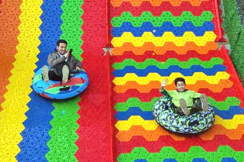 2. RENKLİ DEV KAYDIRAK, PENDİK MİLLET BAHÇESİ’NE YAPILDI