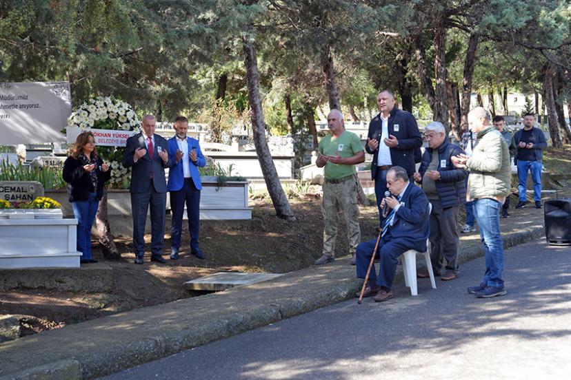 CEMAL ŞAHAN VEFATININ 7. YILINDA KABRİ BAŞINDA ANILDI