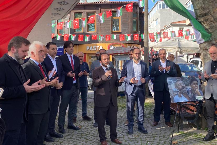 Sarıyer’de 300’den fazla esnaf bir günlük kazancını Gazze’ye bağışlıyor