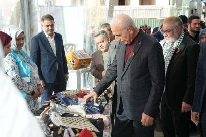 Ümraniyeli Kadınlardan 'Gazze İçin Ördük'