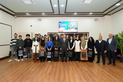 Başkan Ahmet Cin’den Başarılı Öğrencilere Destek