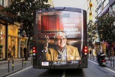 İETT’DEN HALDUN DORMEN’E VEFA: SAYGI OTOBÜSÜ