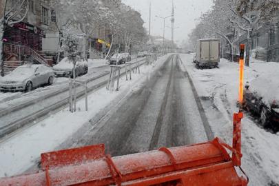 Pendik Karla Mücadelede Teyakkuzda