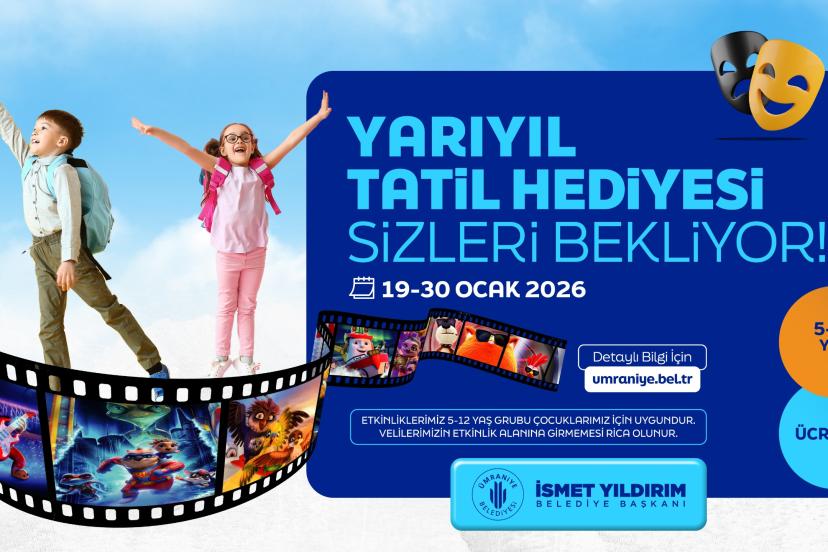 Ümraniye Belediyesi'nden Çocuklara Yarıyıl Tatili