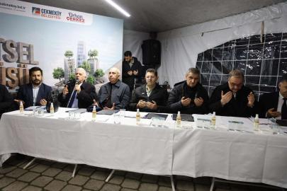 Başkan Çerkez, Çekmeköy’de Kentsel Dönüşüm Toplantılarına Devam Ediyor