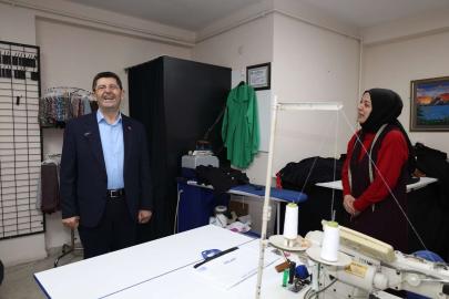 Başkan Çerkez'den Esnaf Ziyareti