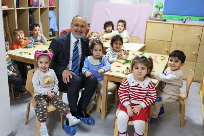 Başkan Özmen İslambey Çocuk Etkinlik Merkezi’nde