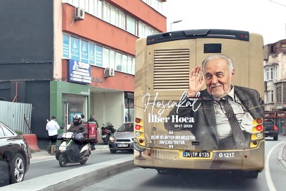 İETT’den İlber Ortaylı’ya Saygı Otobüsü