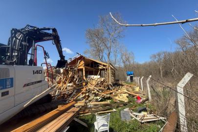 İSKİ, Terkos Havzası’nda Kaçak Yapıları Yıktı