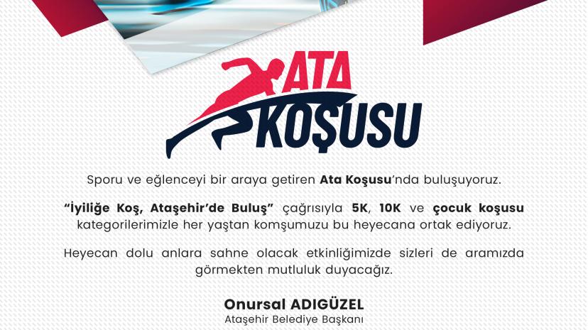 Ataşehir Ata Koşusu 12 Nisan’da Başlıyor!