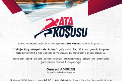 Ataşehir Ata Koşusu 12 Nisan’da Başlıyor!