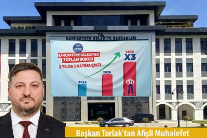 Başkan Feyzullah Torlak'tan Afişli Muhalefet