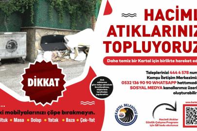 Kartal’da Hacimli Atıklar İçin Yeni Dönem