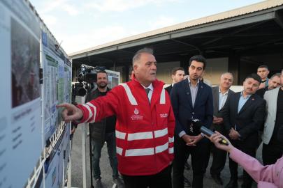 İBB Başkan Vekili Aslan ve Başkan Bingöl Tuzla’daki yeni hal projesini inceledi