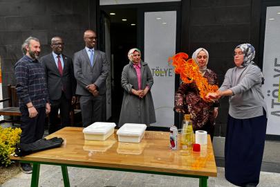 Ruanda Büyükelçisi Ümraniye Bilim Merkezi’nde