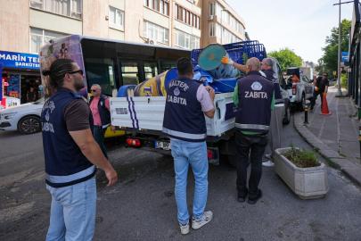 Maltepe Belediyesi zabıta ekipleri işgallere karşı sahada