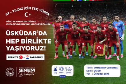 Üsküdar'da Milli Heyecan