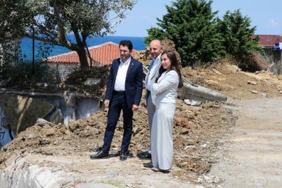 Beykoz'da Metruk Otel Yıkılıyor