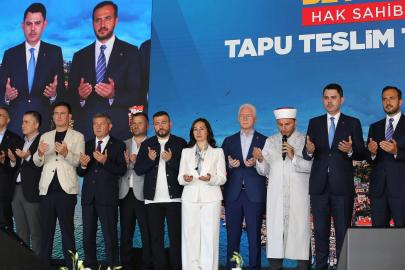 Beykoz'da Tarihi Gün! 1071 Hak Sahibi Tapusuna Kavuştu, Bakan Kurum'dan Çifte Müjde