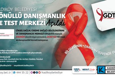 Kadıköy'de Ücretsiz Ve Anonim HIV Testi Dönemi Başladı