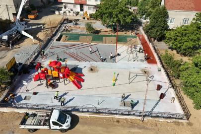 Pendik'te Ege Sokak Parkı Açılışa Hazırlanıyor