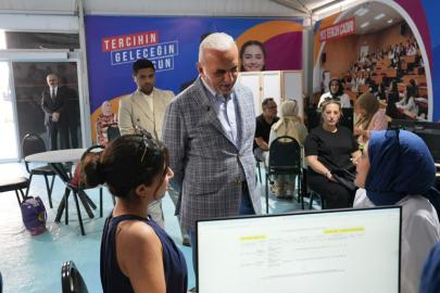 Ümraniye'de Başkan Yıldırım'dan YKS Adaylarına Destek