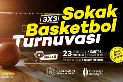 Ümraniye'de 3x3 Sokak Basketbolu Heyecanı Yaşanacak