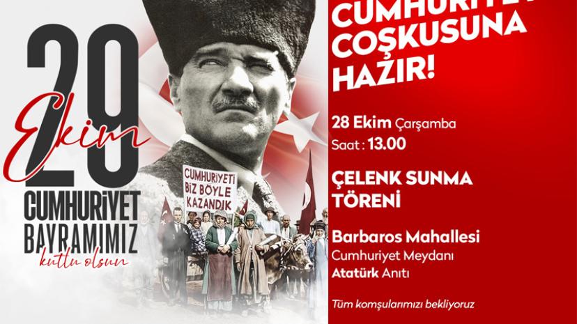 Ataşehir’de Cumhuriyet Coşkusu Sinan Akçıl ile Zirveye Çıkacak