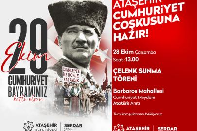 Ataşehir’de Cumhuriyet Coşkusu Sinan Akçıl ile Zirveye Çıkacak