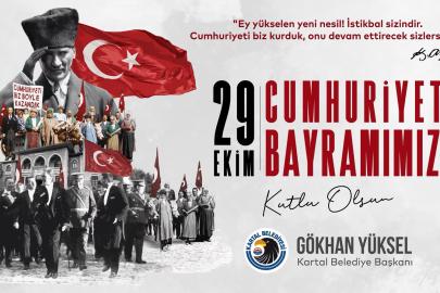 Başkan Gökhan Yüksel’den 29 Ekim Cumhuriyet Bayramı Mesajı