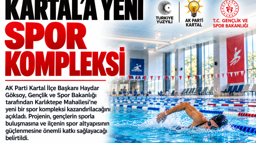 Kartal’a Yeni Spor Kompleksi Müjdesi