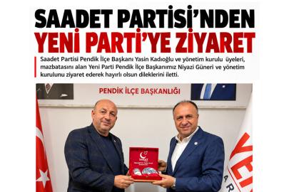 Saadet Partisi’nden Yeni Parti Pendik’e Hayırlı Olsun Ziyareti
